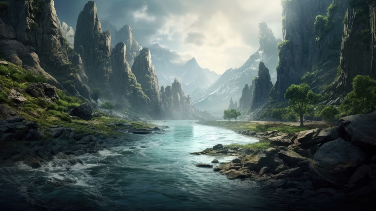 Relaxing Scenery with Calming Ambience #37 (River)