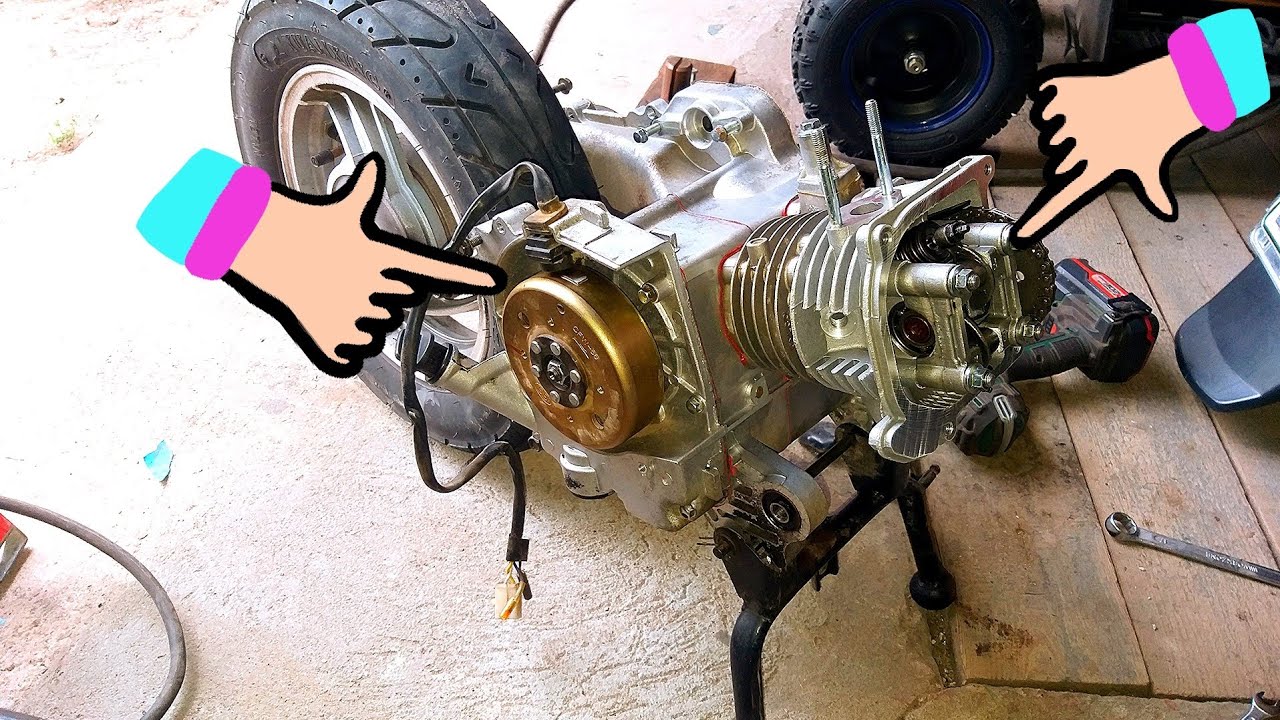 Jak ustawić rozrząd w skuterze gy6 139 QMB 50ccm