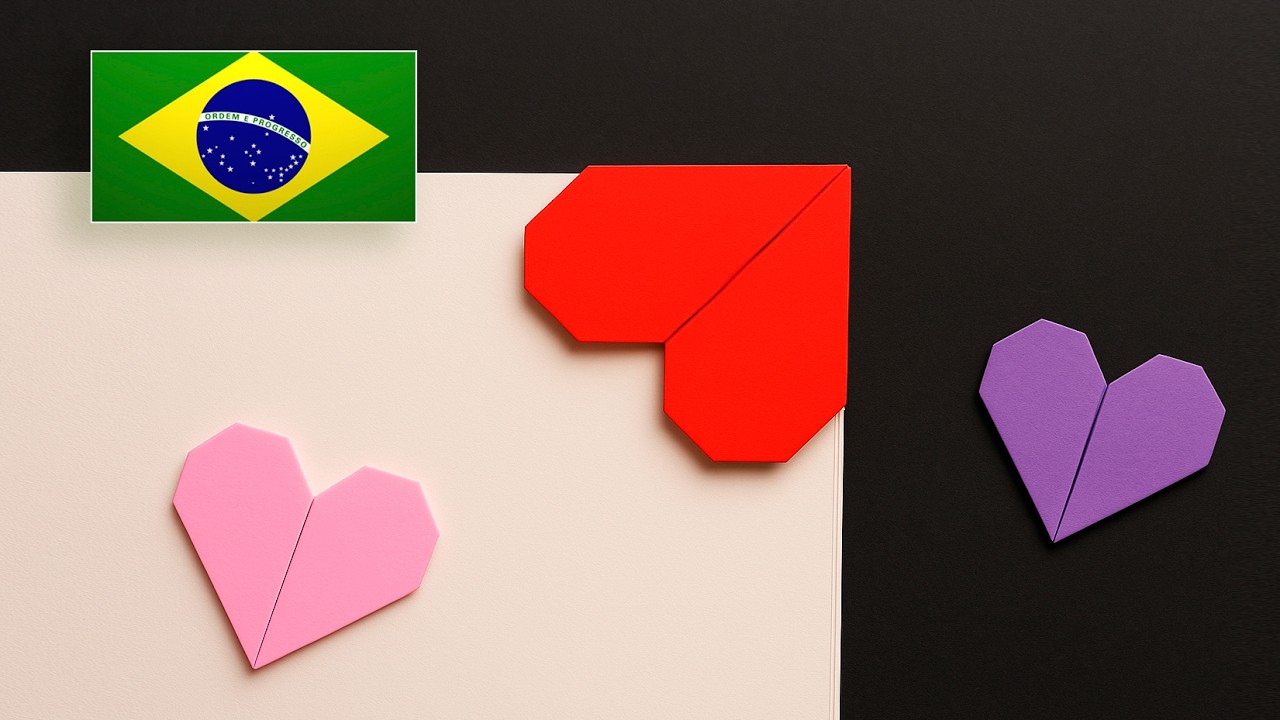 Como Fazer um Marcador de Página de Coração – Fácil, Rápido e Fofo!