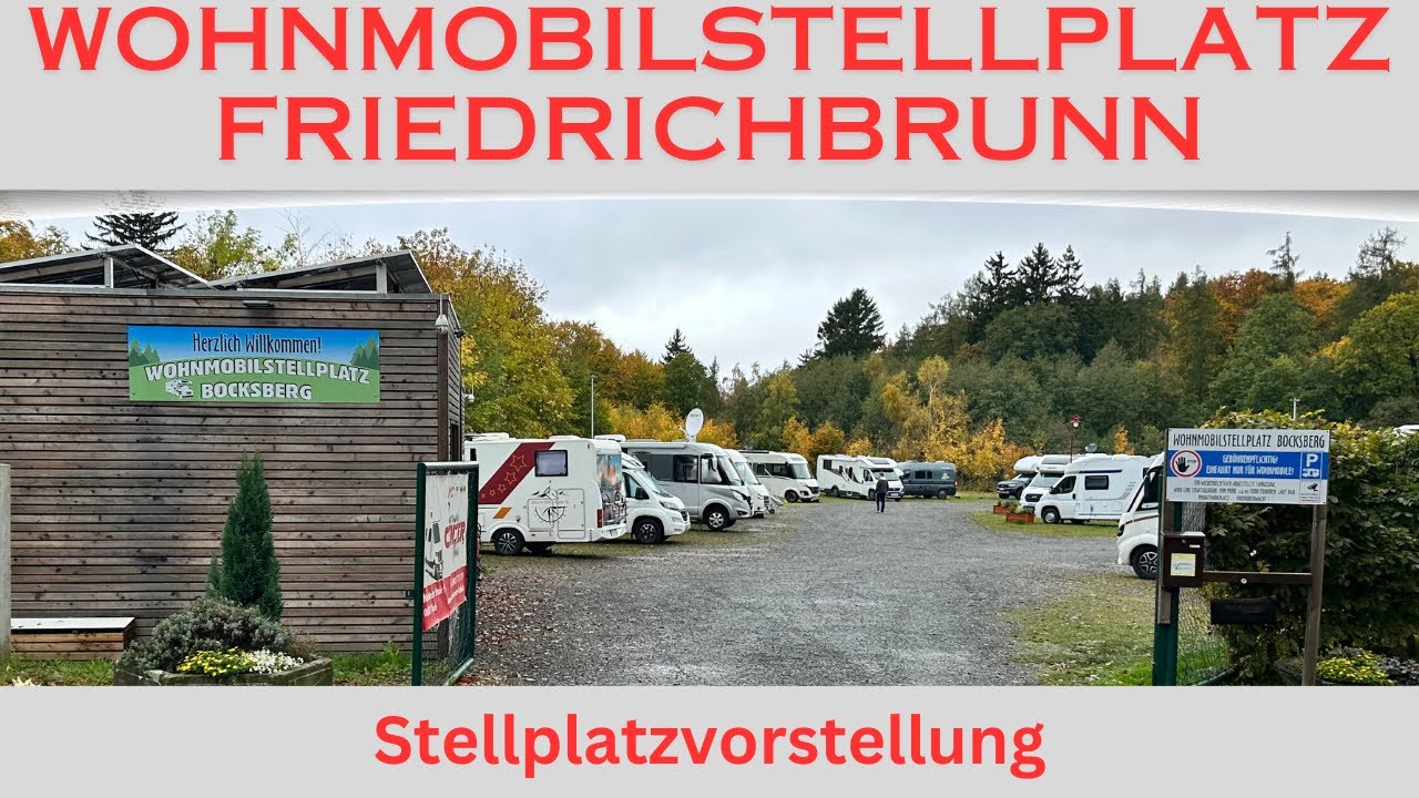 Wohnmobilstellplatz Bocksberg in Friedrichsbrunn im Harz
