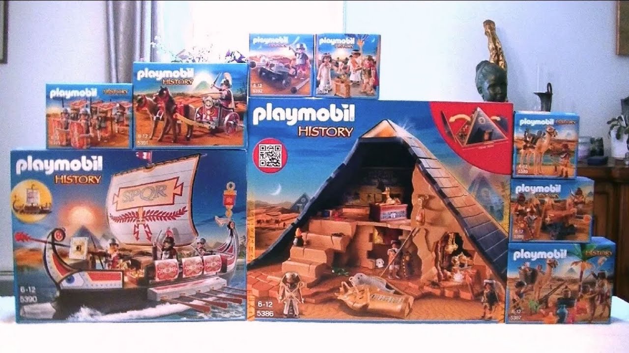 Unboxing Playmobil : Les Egyptiens (2016) – 5386, 5387, 5388, 5389, 5390, 5391, 5392... 5394