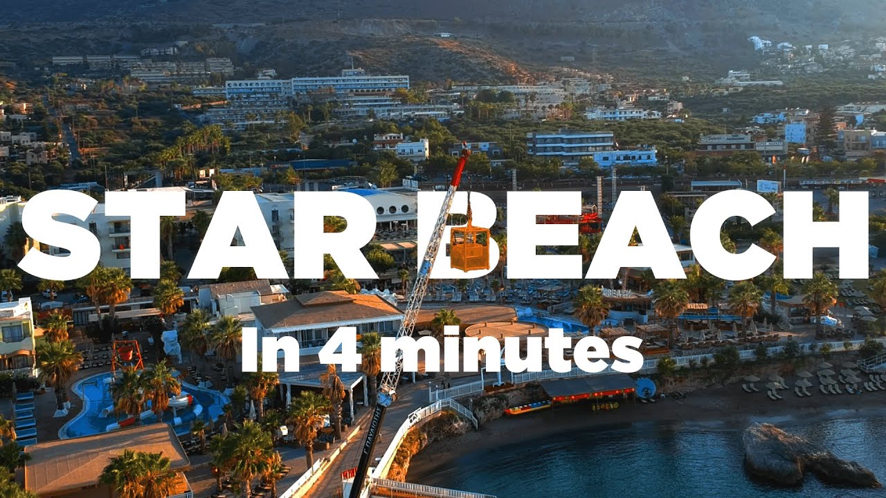 Star Beach In 4 Minutes | Crete 2024 | 4K