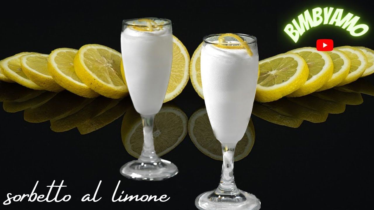 sorbetto al limone bimby TM6 TM5 TM31 #sorbettoallimone
