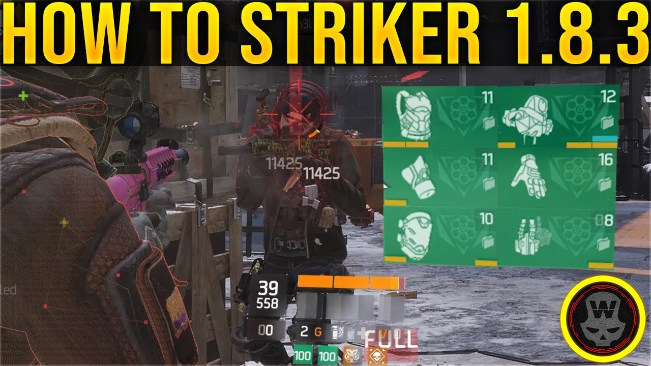 HOW TO PLAY STRIKER IN 1.8.3 + BUILD (The Division)