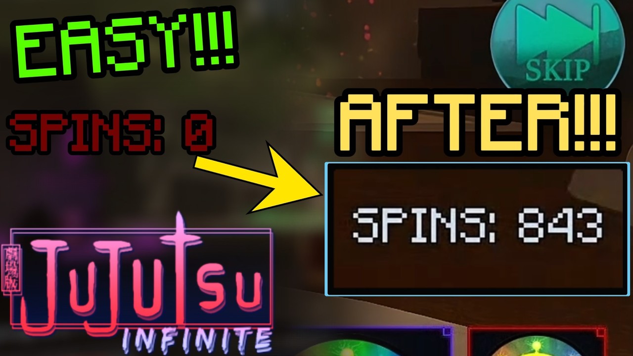 HOW TO GET FREE SPINS IN JUJUTSU INFINITE (Tutorial/Guide) - Jujutsu Infinite