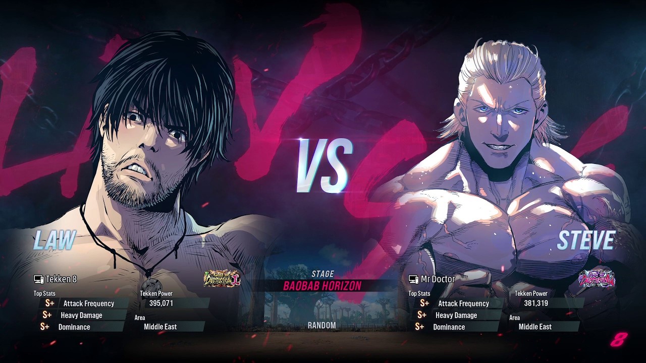 BSK (Law) VS Mr Doctor (Steve) Tekken 8 Ranked