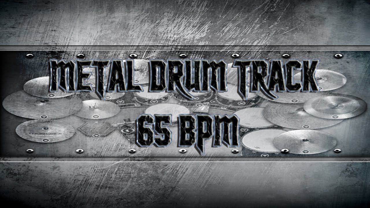 Doom/Stoner Metal Drum Track 65 BPM | Remix (HQ,HD)