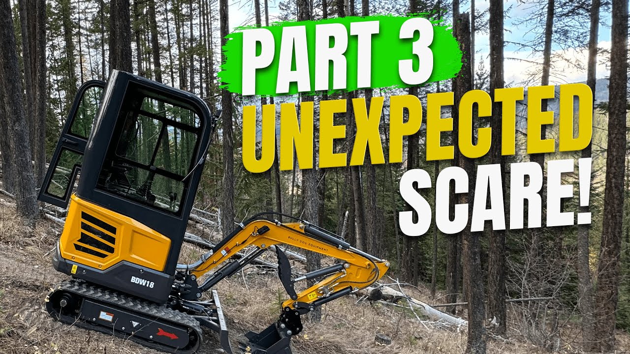 Mini-Ex Disaster Averted!  A Downhill & Out-of-Control Machine(Design flaw - NOT malfunction)