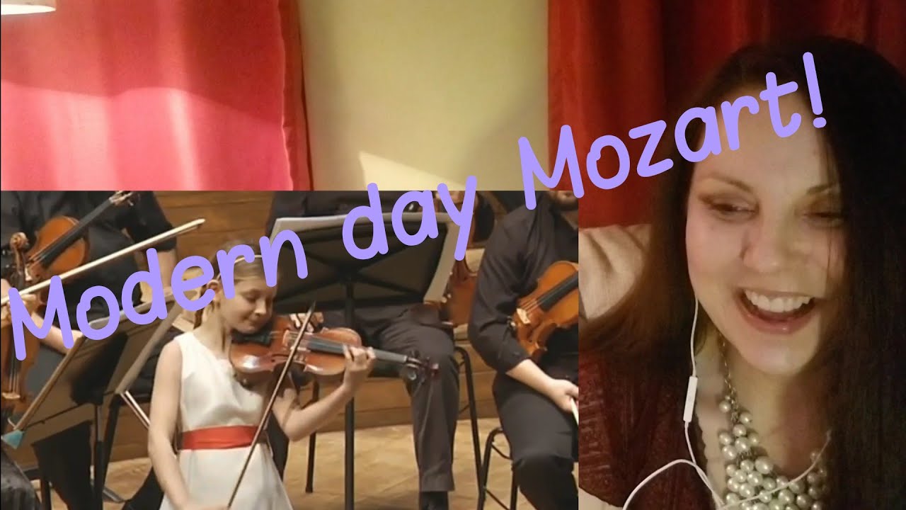 Alma Deutscher REACTION (3rd mov. of Violin Concerto)