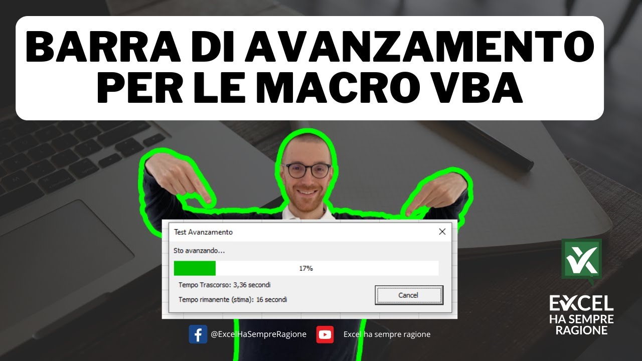 Barra di avanzamento per le macro VBA in Excel | Progress Bar
