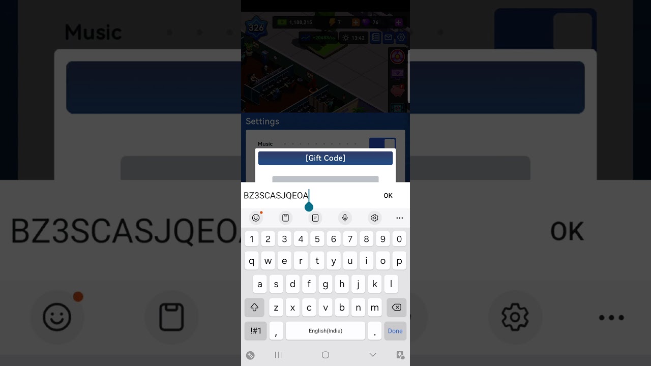 23rd gift code for idle office tycoon| 50 diamonds free
