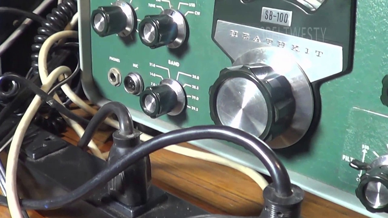 Heathkit SB 100 tune Finals with MFJ 949E tuner dummy load