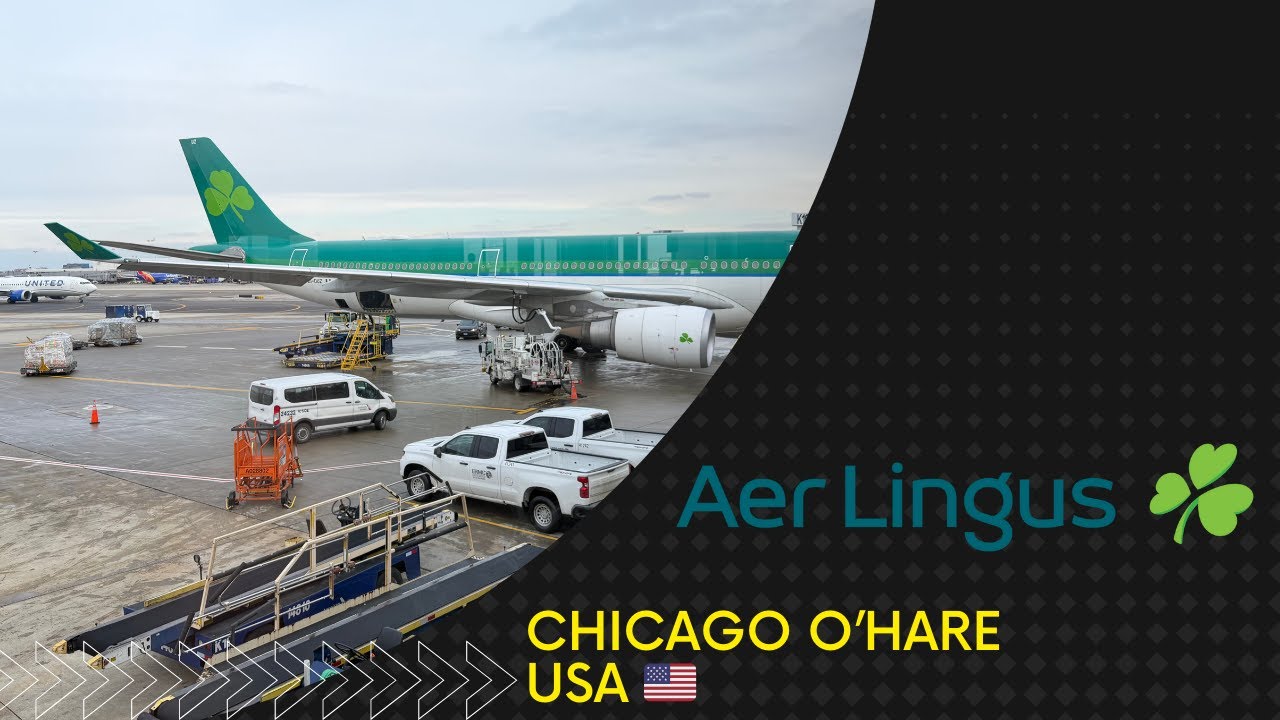 Airbus A330-300 Take Off | Aer Lingus | Chicago O'Hare to Dublin | 11/12/2025