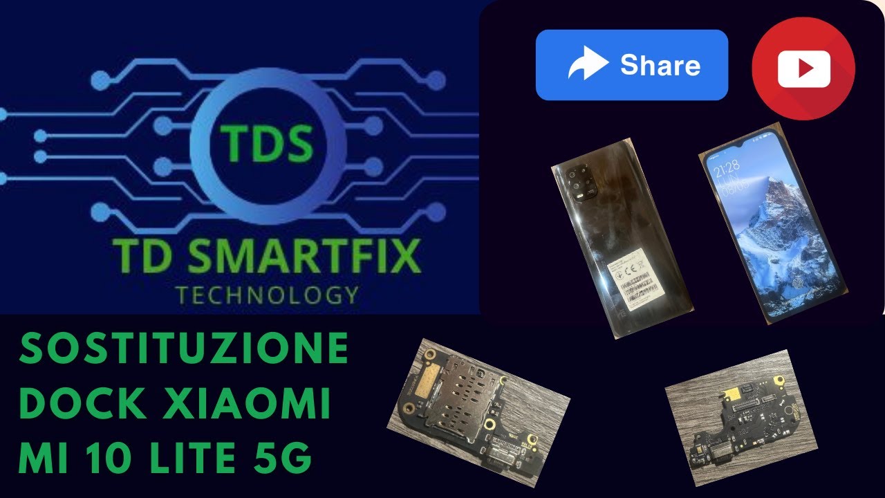 sostituzione dock ricarica Xiaomi mi 10 lite 5g