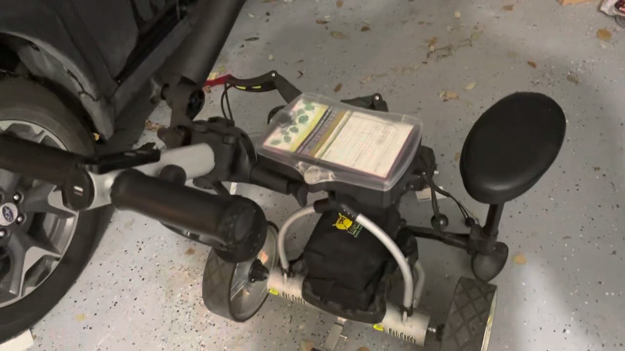 Bat caddy power going but... not moving.