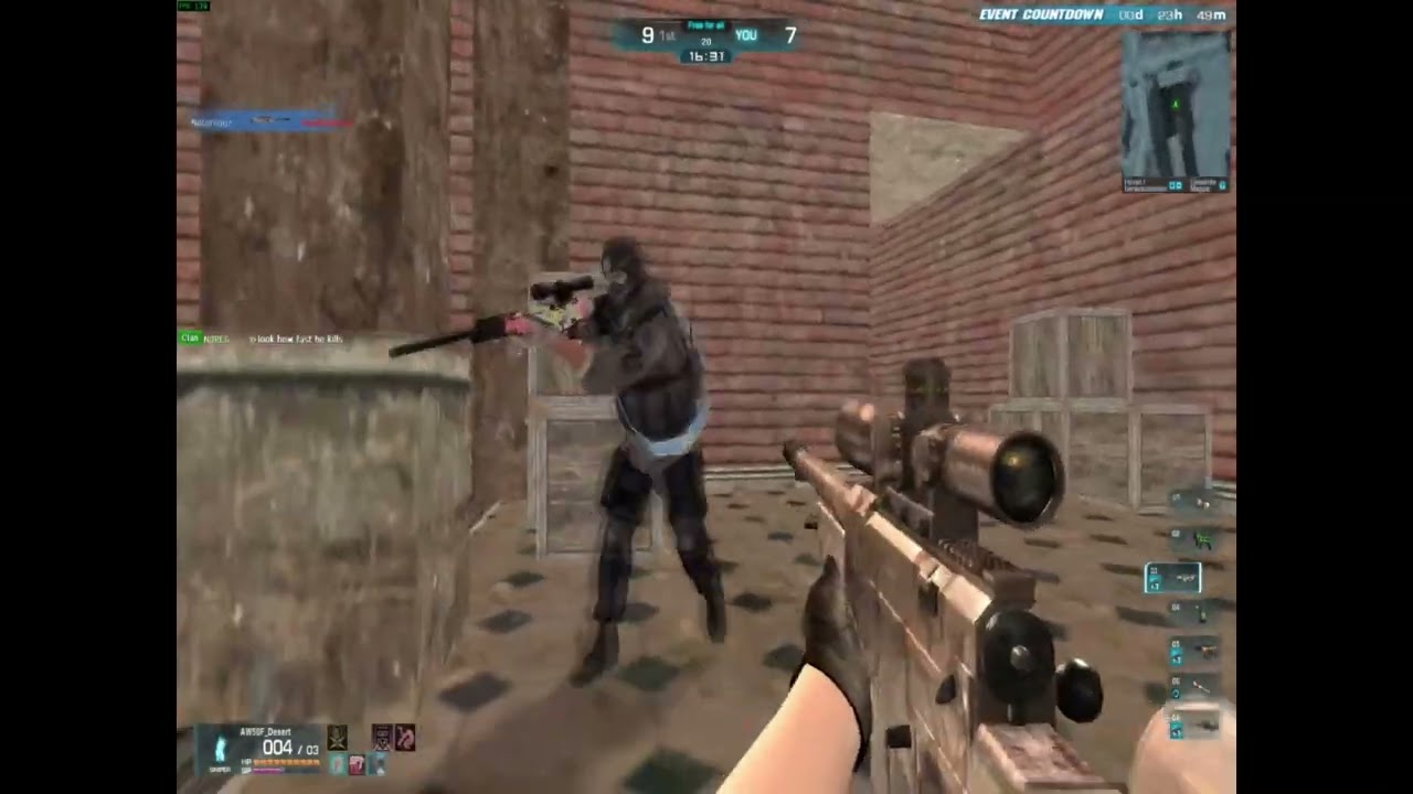 WarRock FFA Marien Sniper Gameplay