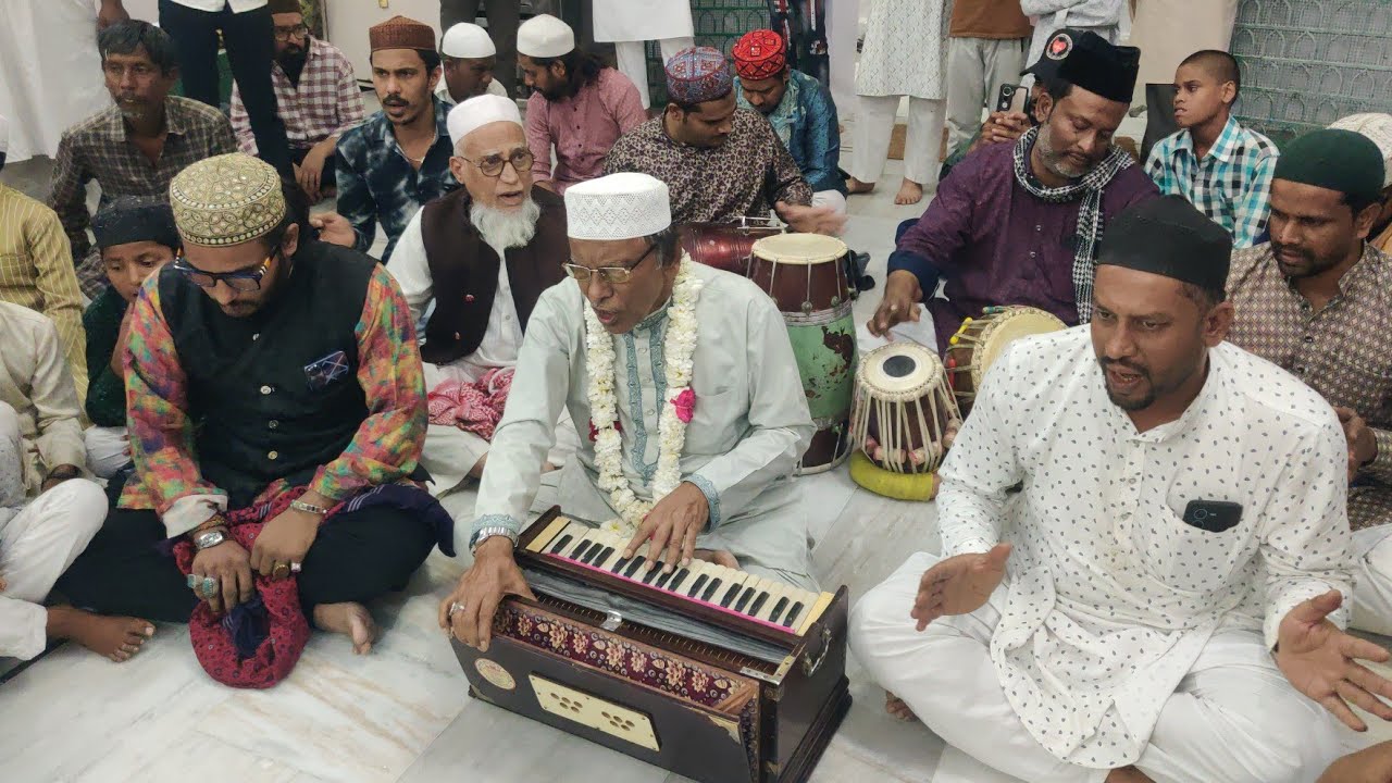 Sahibe Ahmed e mukhtar mubarak qawwali 28urs sama dargah Hazrat Mohammad shafiullah shah Quadri Rh 