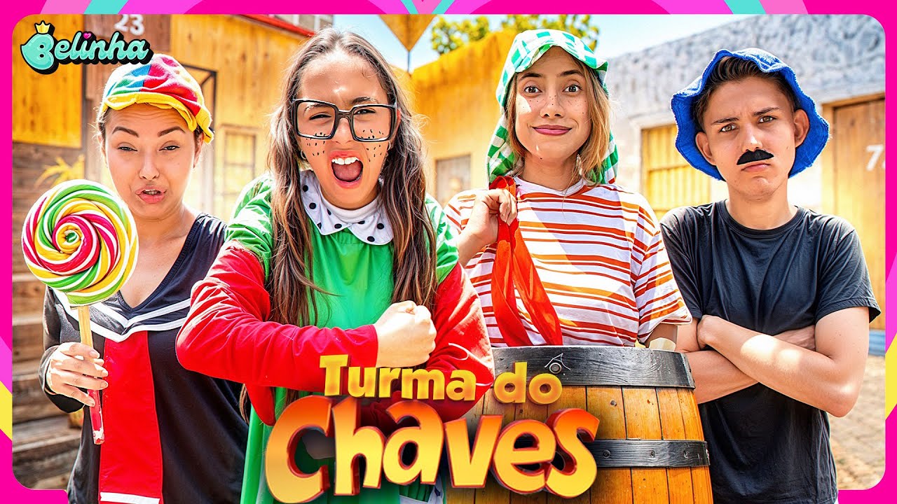 NOS TRANSFORMAMOS NA TURMA DO CHAVES POR 24 HORAS