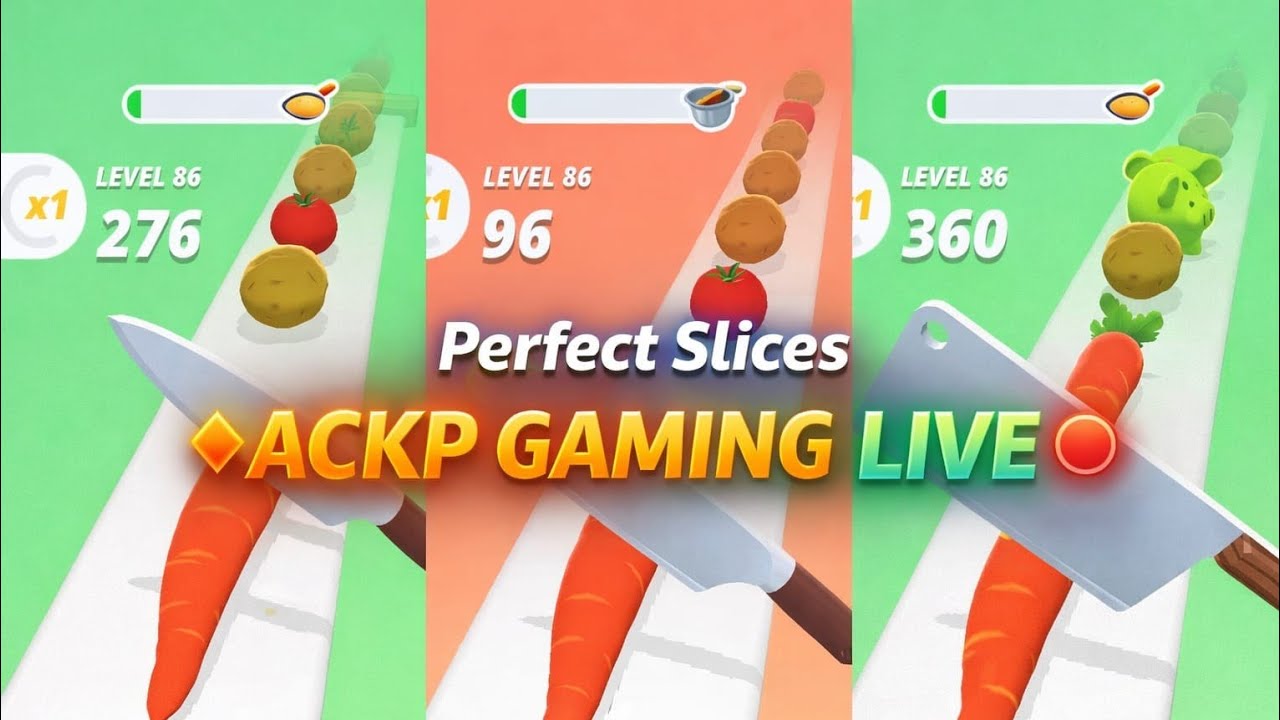 Perfect Slices 🍆🥒 live 🛑 Gameplay #39 #shortsfeed #live #perfectslices