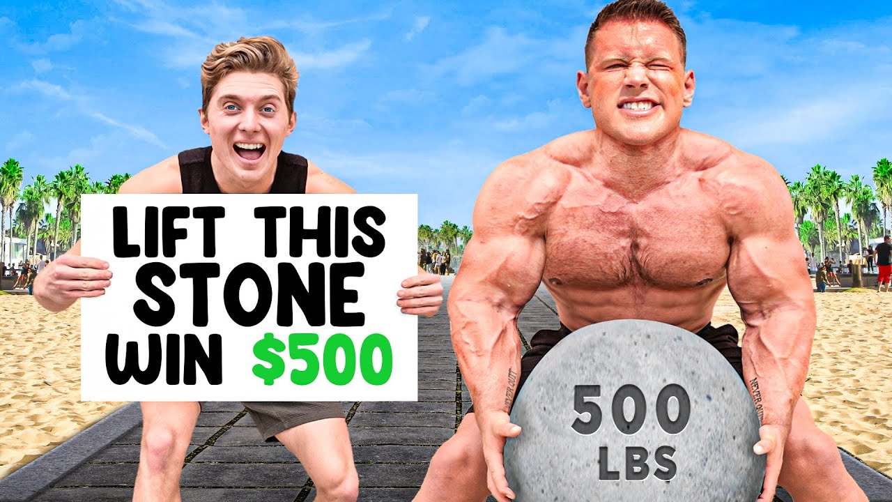 Lift The World's Heaviest Stone, Win $500
