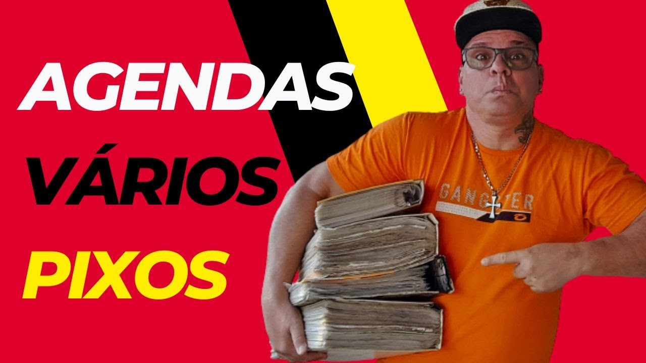 Agenda de Pichação, pastas contendo muitas assinaturas de vários pixos.