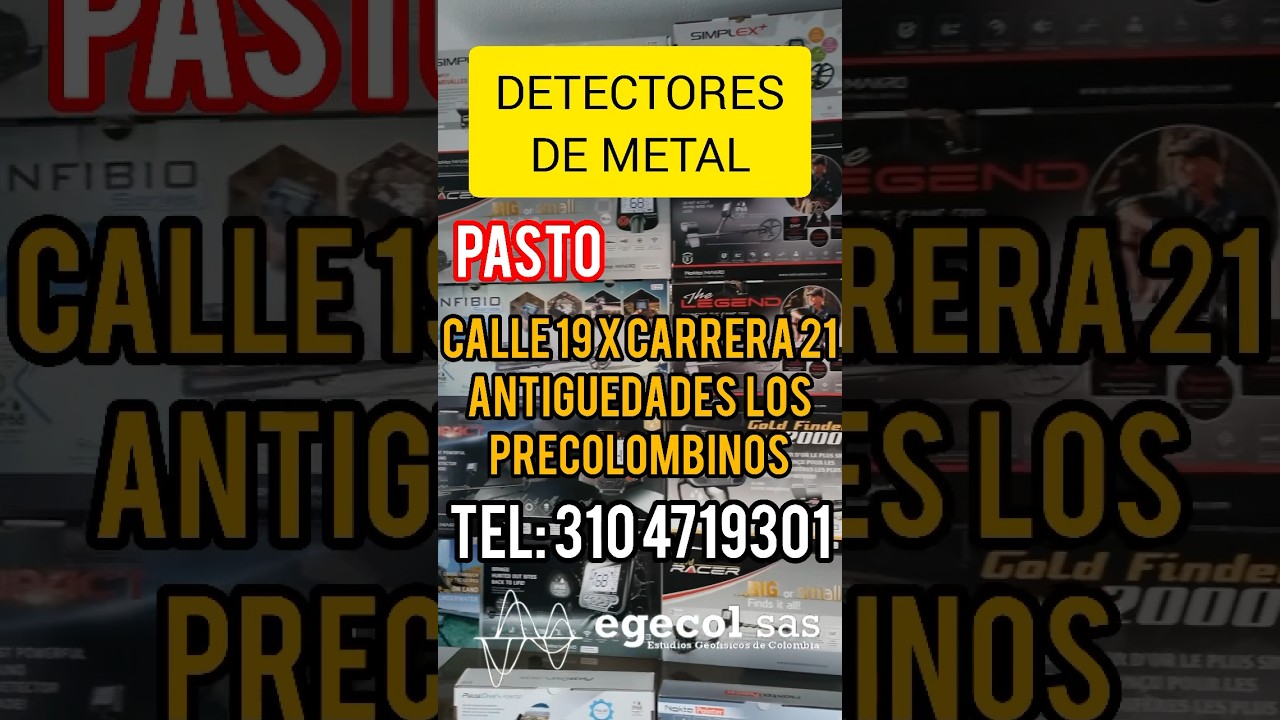 DETECTORES DE METALES EN PASTO, NARI&Ntilde;O. #minelab #garret #noktamakro #tesorosyreliquias