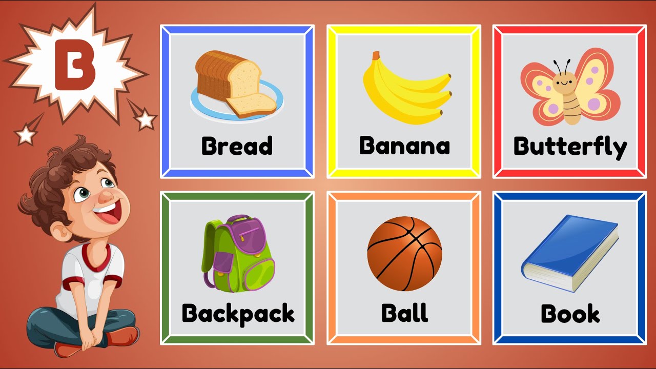 ABC Learning for Toddlers | Learn the Alphabet with Words from A to Z for Kids | Preschool Learning