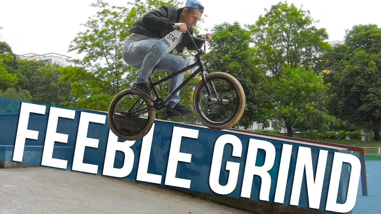 FEEBLE GRIND prosty grind na bmx / HOW TO #38
