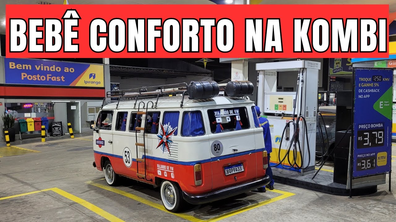 INSTALAMOS O BEBÊ CONFORTO NA KOMBI | Viajando de Vw #ep424