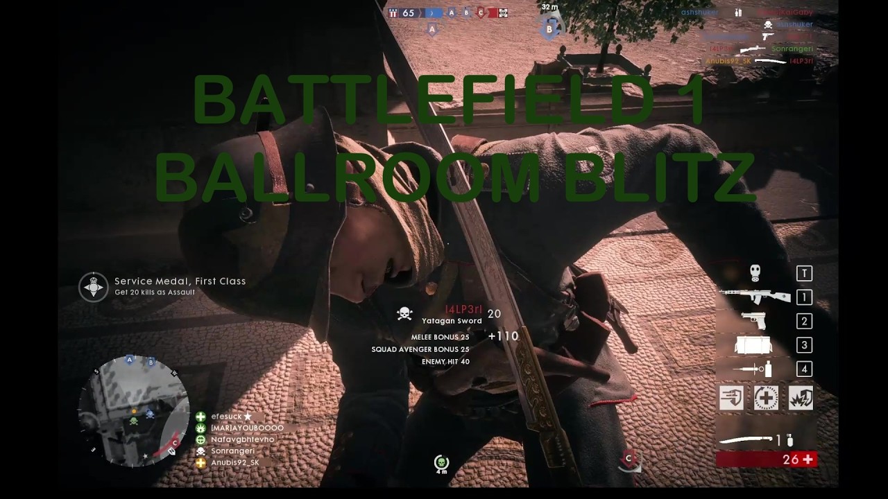 Battlefield 1 Gameplay No Commentary (60 FPS) - Ballroom Blitz