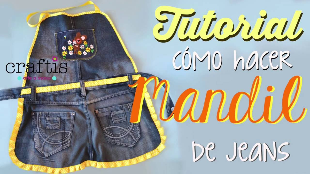 Tutorial: Cómo hacer un mandil de jeans