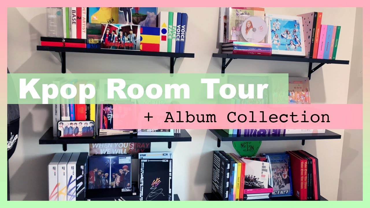 Kpop Room Tour & Album Collection Update!