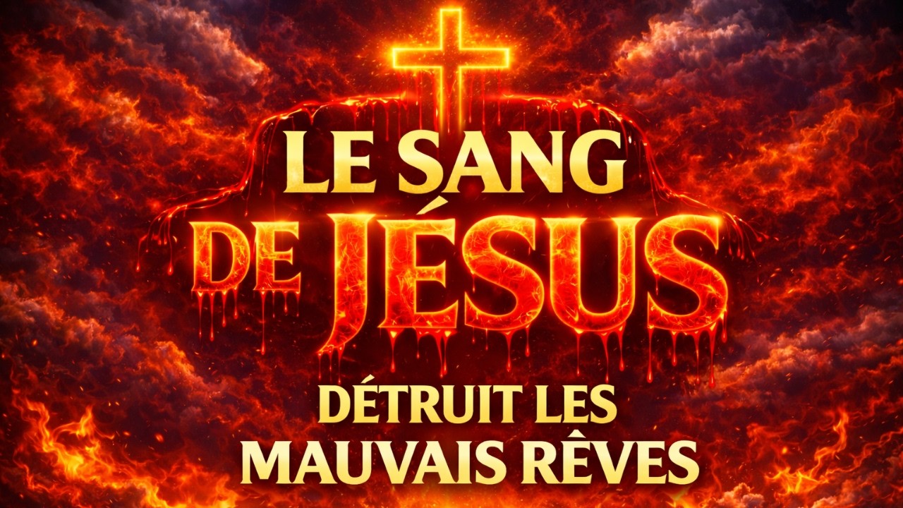 🩸 LE SANG DE JÉSUS DÉTRUIT LES MAUVAIS RÊVES | PRIÈRE PUISSANTE CONTRE LES ATTAQUES NOCTURNES