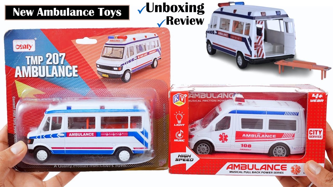 Latest and Budget Ambulance Toys Unboxing and Review Hindi | Ambulance Toy buy under Rs.350