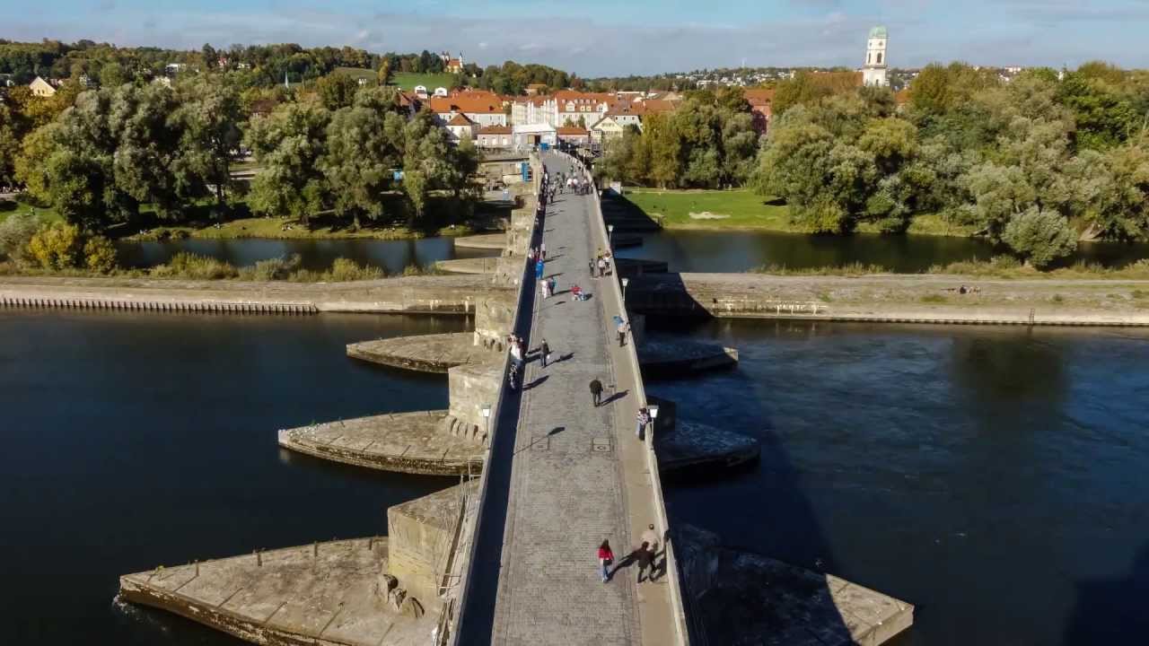 Regensburg - Tag und Nacht, Sommer wie Winter - Zeitraffer - Timelapse - FHD