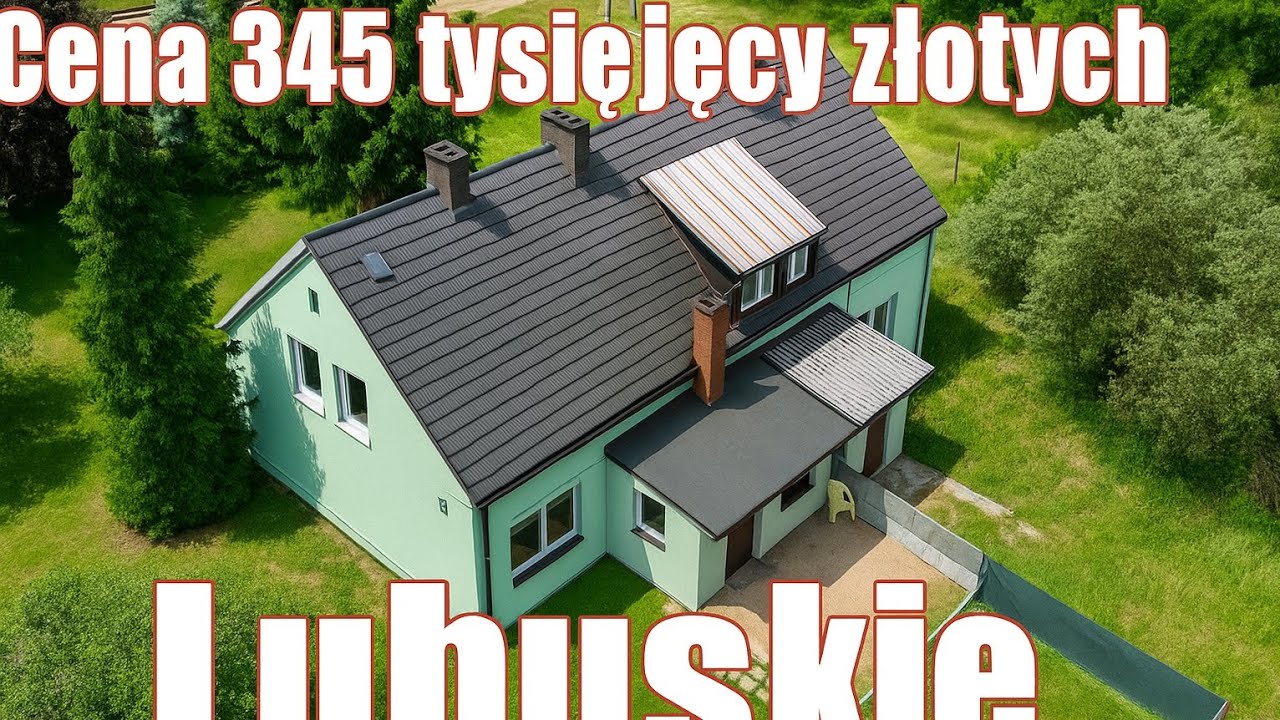 👉 Pomysł na Dom 140 m&sup2; 🏡 za 92 000 $💸| Lubuskie, działka 3330 m&sup2; &ndash; super tanie! #realestate #polska 