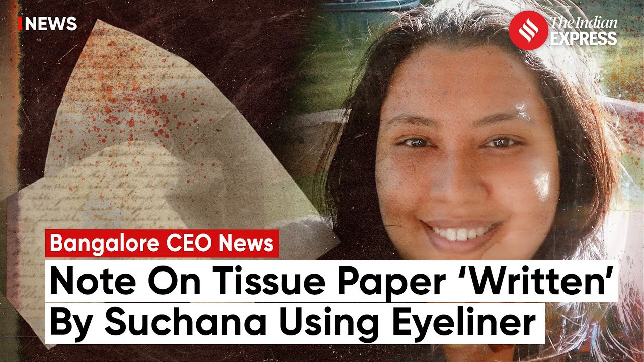Bangalore CEO Case: Suchana Seth Wrote a Note On Tissue Paper Using Eyeliner- Investigators