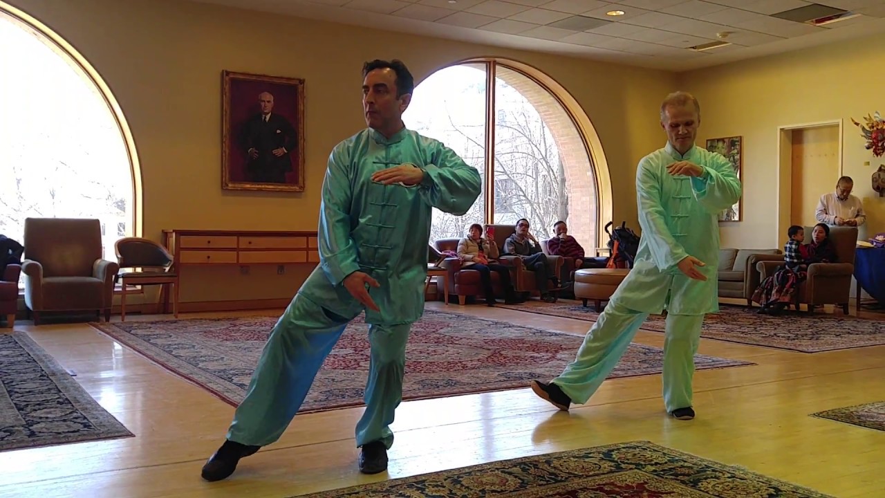Jonas Karosas and John Kaluzynski demonstrating Yang Style Tai Chi at Lunarfest 2017