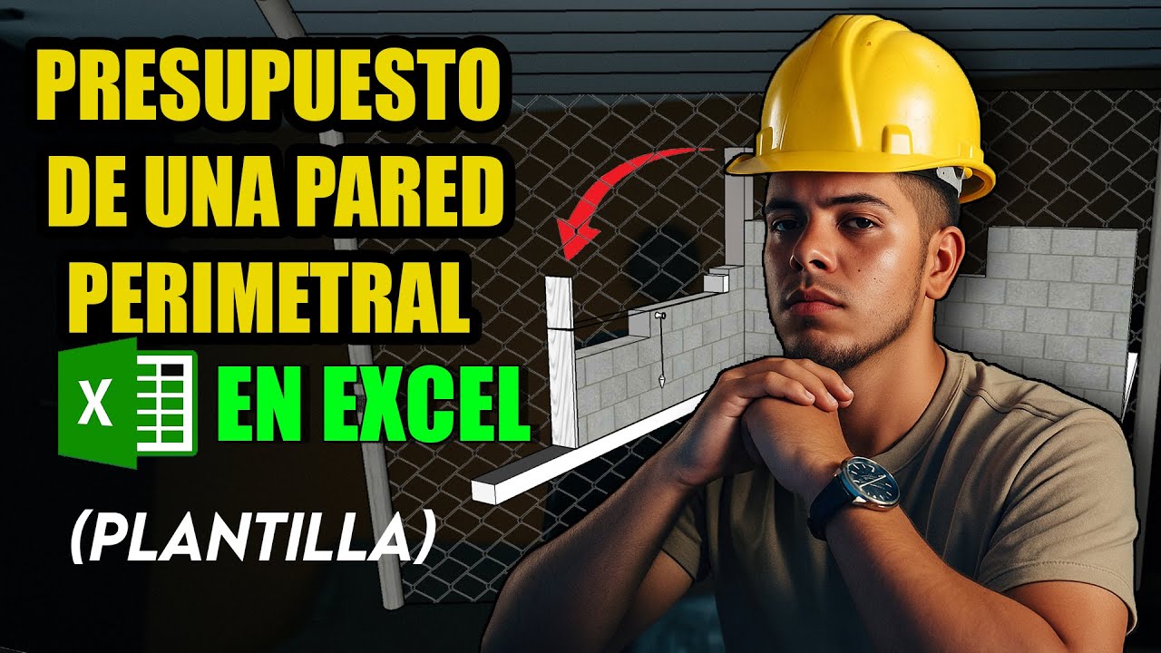 Plantilla Excel inteligente: calcula tu muro perimetral en minutos