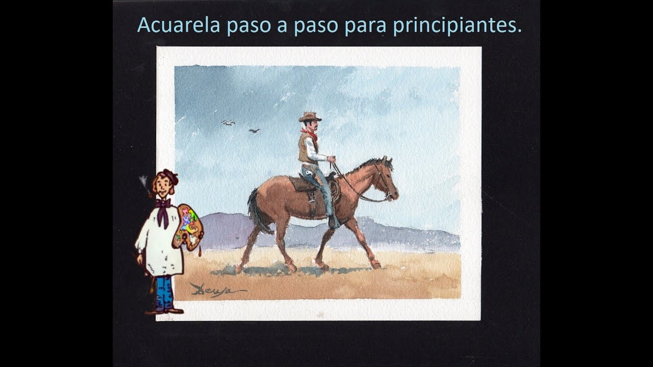 Acuarela paso a paso para principiantes.