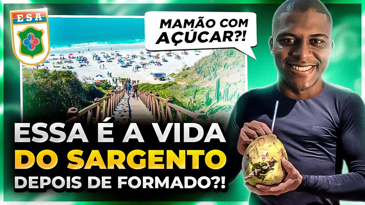 Como é a vida de um SARGENTO DA ESA depois de formado?