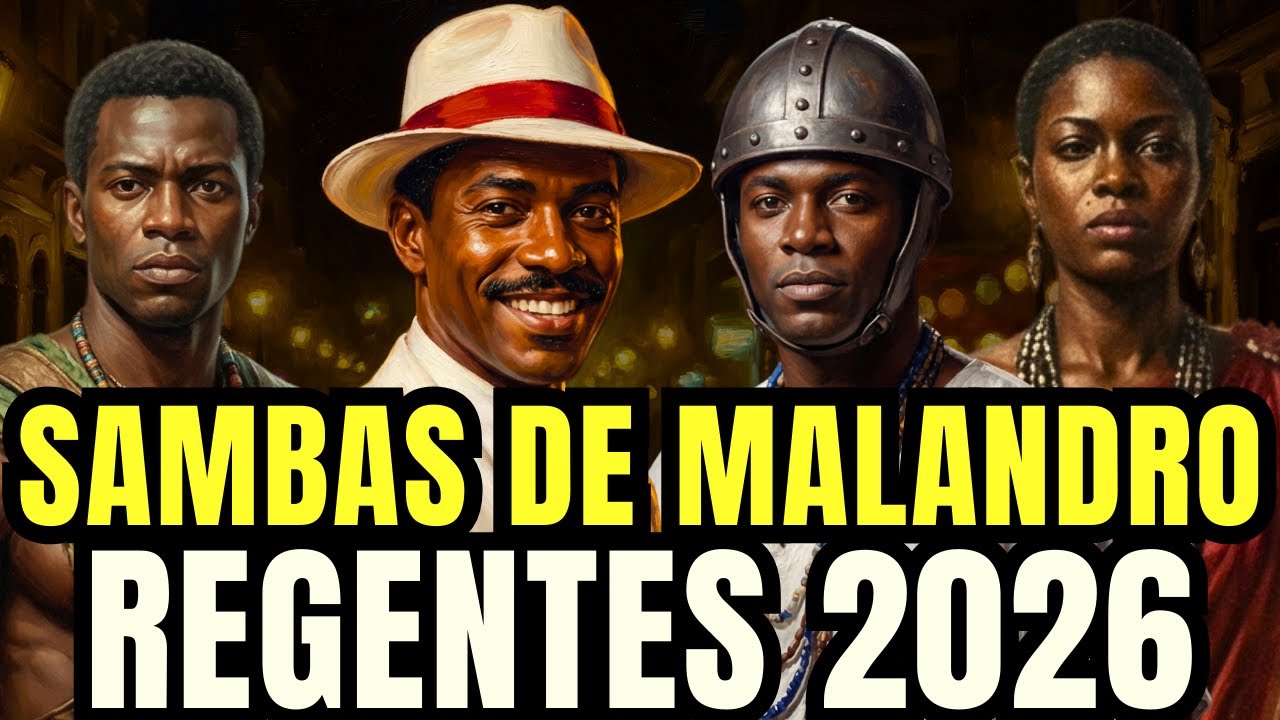 SAMBAS DE MALANDRO DOS ORIXÁS REGENTES DE 2026 | OGUM, OXÓSSI, IANSÃ | OS MELHORES SAMBAS DE UMBANDA