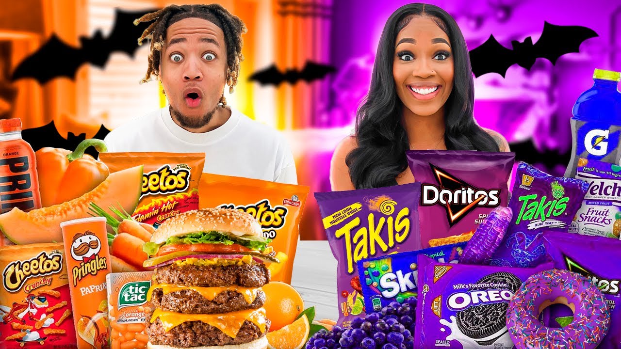 ЕШЬТЕ ТОЛЬКО ОРАНЖЕВЫЕ И ФИОЛЕТОВЫЕ ПРОДУКТЫ В ТЕЧЕНИЕ 24 ЧАСОВ!