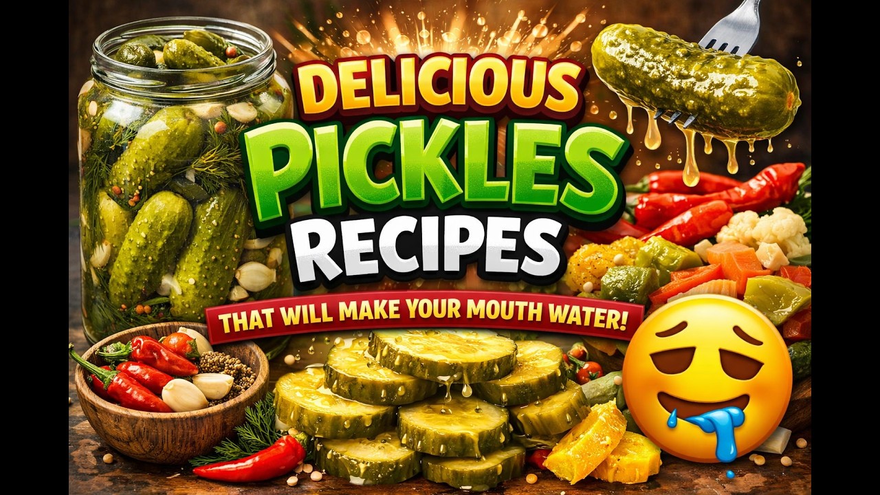 Delicious Pickles Recipes That Will Make Your Mouth Water  By Traditional Dishes