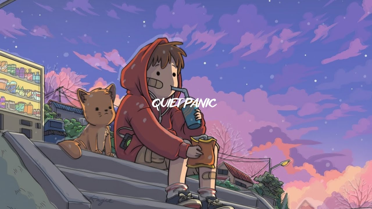 Quiet Panic • Soft dark lofi / Calm ambient (1 hour)