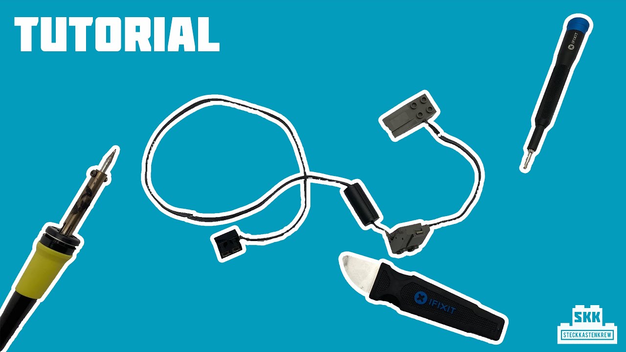 LEGO® 9 Volt Kabel für Züge reparieren [Tutorial]