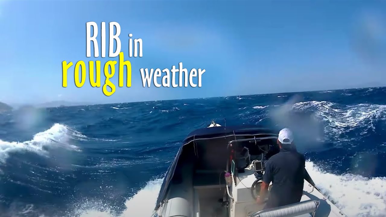 rib in rough weather / Ταξιδιωτικό Ηρακλειά εν πλω με πολύ θάλασσα  / www.organiclife.gr