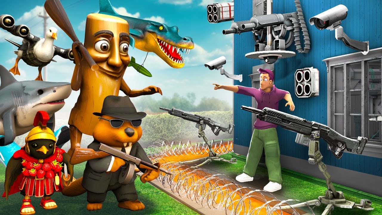 BRAINROT vs SECURITY HOUSE in Garry's Mod...