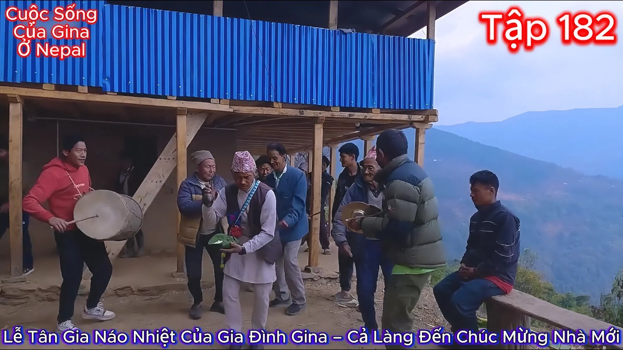 GINA Tập 182 - Lễ Tân Gia Náo Nhiệt Của Gia Đình Gina – Cả Làng Đến Chúc Mừng Nhà Mới 🎉🏡