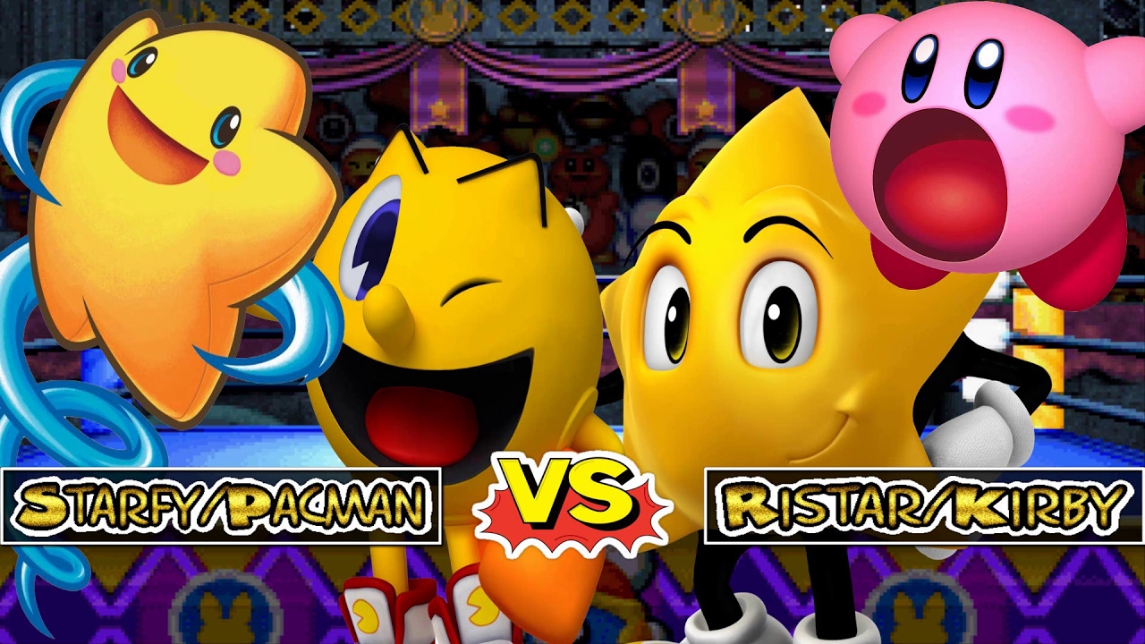 M.U.G.E.N. | Starfy/Pacman vs Kirby/Ristar